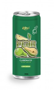 250ml carbonated pear drink low sugar